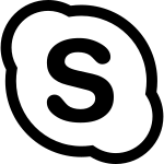 Social Skype SVG Icon